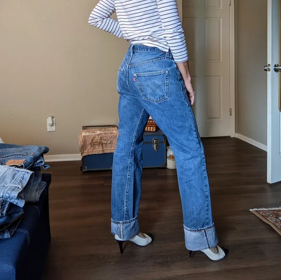 LVC*read*❤️🔥Redline 501 Levi's - Picture 3 of 16